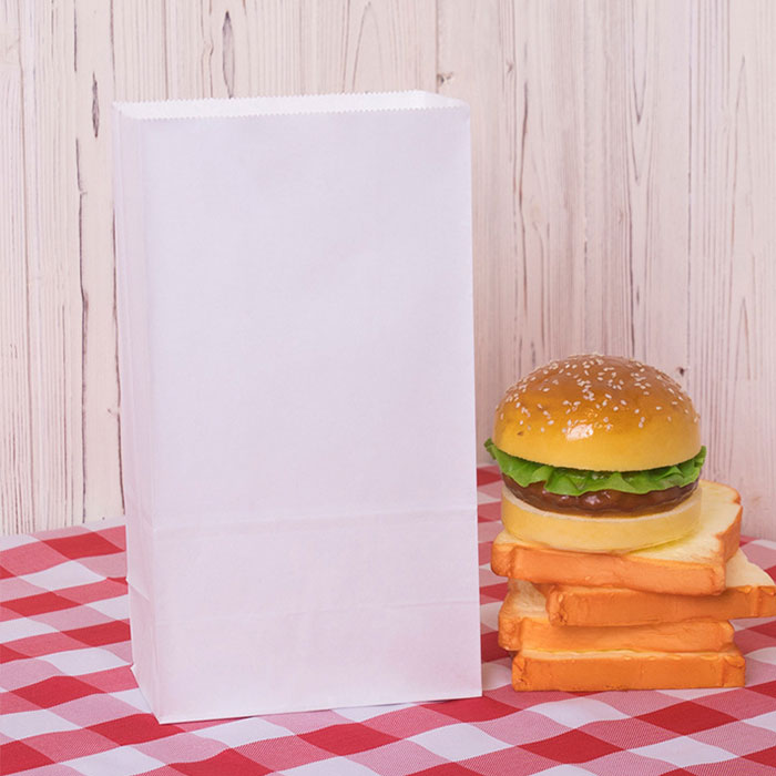 white paper lunch bags