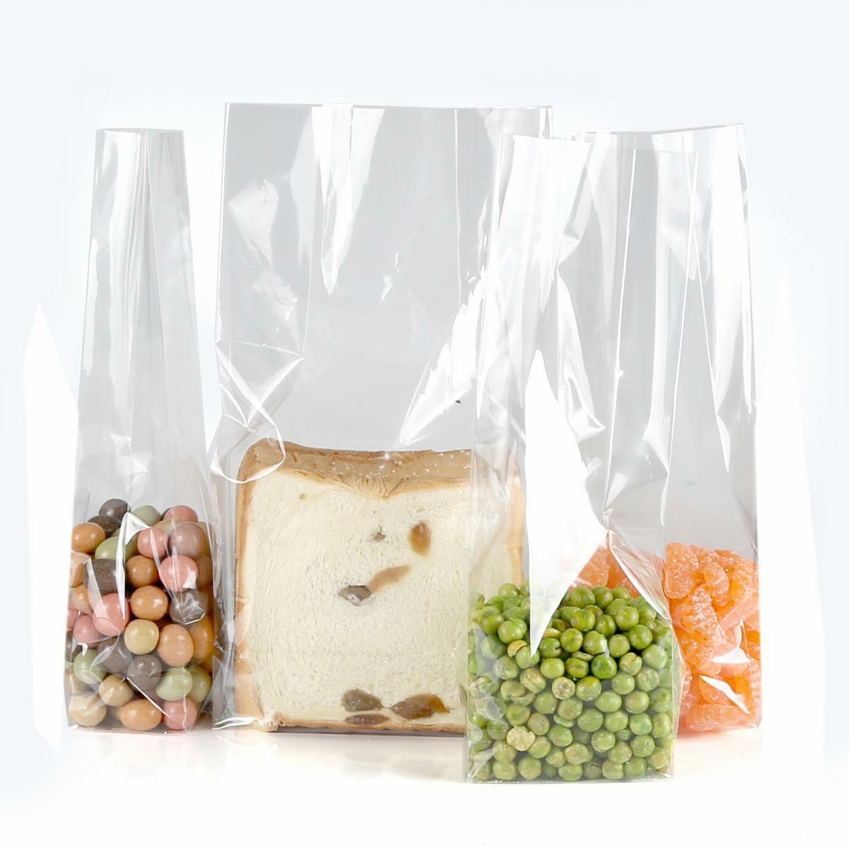 Reusable Food Grade Square Bottom Opp Small Cello Bags